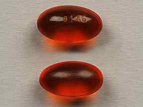 Pill 0145 Red Capsule/Oblong is Doc-Q-Lace