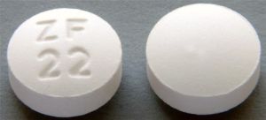 Pill ZF 22 White Round is Ropinirole Hydrochloride