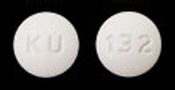 Pill KU 132 White Round is Bicalutamide
