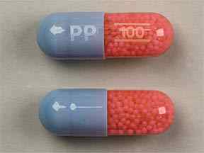 Pill PP 100 Blue & Pink Capsule/Oblong is Itraconazole