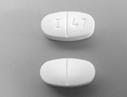 Pill I 47 White Oval is Metformin Hydrochloride