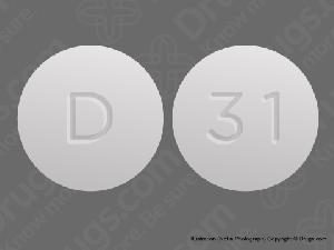 Pill D 31 White Round is Carisoprodol