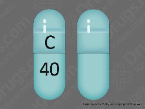 Clindamycin hydrochloride 300 mg C 40