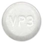 Hyoscyamine sulfate (orally disintegrating) 0.125 mg VP3