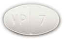 Pill VP 7 White Capsule/Oblong is VisRx