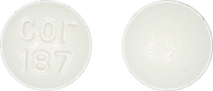 Alprazolam extended release 0.5 mg cor 187