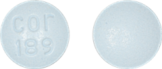 Alprazolam extended release 2 mg cor 189