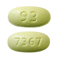 Hydrochlorothiazide and losartan potassium 12.5 mg / 50 mg 93 7367
