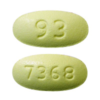 Hydrochlorothiazide and losartan potassium 25 mg / 100 mg 93 7368