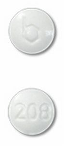 Pill b 208 White Round is Gianvi