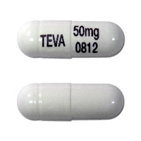 Nortriptyline hydrochloride 50 mg TEVA 50 mg 0812