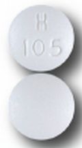 Hydroxyzine hydrochloride 10 mg H 105