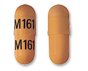 Pill M161 M161 Yellow Capsule/Oblong is Didanosine Delayed Release