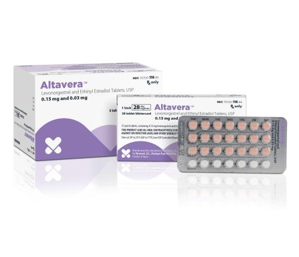 Altavera ethinyl estradiol 0.03 mg / levonorgestrel 0.15 mg SZ J4