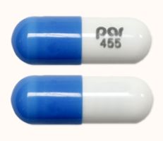Omeprazole and sodium bicarbonate 40 mg / 1100 mg par 455