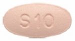 Pill M S 10 Pink Oval is Simvastatin