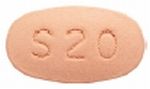 Simvastatin 20 mg M S 20