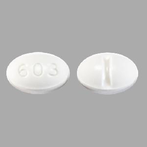 Pill 603 White Oval is Alprazolam