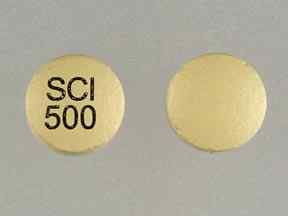 Pill SCI 500 Yellow Round is Nisoldipine Extended Release