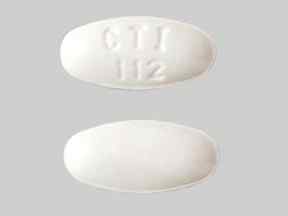 Pill CTI 112 White Oval is Acyclovir