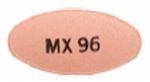 Pill MX 96 Pink Oval is Minocycline Hydrochloride Extended-Release