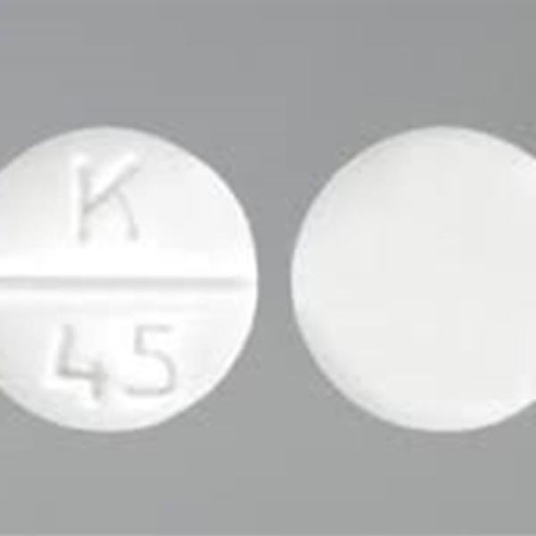 Pill K 45 White Round is Phendimetrazine Tartrate