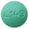 Pill L143 Green Round is Losartan Potassium