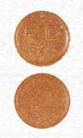 Pill Imprint PD 622 (Loestrin 24 Fe ferrous fumarate 75 mg)