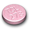 Pill TCL 278 is Calcium Carbonate and Magnesium Hydroxide (Chewable) 700 mg / 300 mg