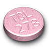 Pill TCL 278 on kalsiumkarbonaattia ja magnesiumhydroksidia (pureskeltava) 700 mg / 300 mg