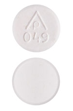 Pill AP 049 White Round is Almacone