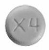 Pill M X4 White Round is Pramipexole Dihydrochloride