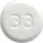 Pill E 33 White Round is Pramipexole Dihydrochloride