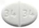 Pramipexole dihydrochloride 0.25 mg E E 34 34