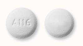 Pill A116 White Round is Zolpidem Tartrate Extended Release