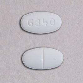 Sulfamethoxazole and trimethoprim 800 mg / 160 mg G340