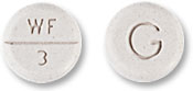 Pill WF 3 G Beige Round is Warfarin Sodium 