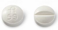 Pill R 59 White Round is Lorazepam