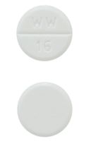 Pill WW 16 White Round is Glycopyrrolate