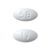 Tramadol hydrochloride 50 mg TV 58