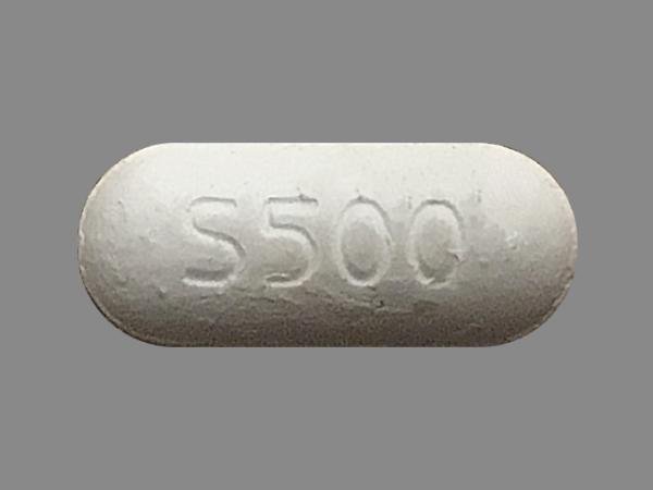 Pill S 500 White Oval is Acetaminophen