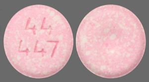 Acetaminophen junior strength (chewable) 80 mg 44 447