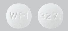 Pill WPI 3271 White Round is Famciclovir