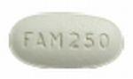 Pill FAM250 G White Oval is Famciclovir