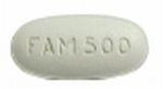 Pill FAM500 G White Oval is Famciclovir