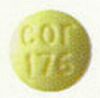 Pill cor 176 Yellow Round is Meloxicam