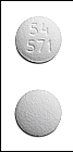 Pill Imprint 54 571 (Exemestane 25 mg)