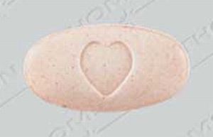 Avalide 12.5 mg / 300 mg 2876 Logo (Heart)
