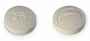 Oxymorphone hydrochloride extended release 15 mg Logo (Actavis) 262