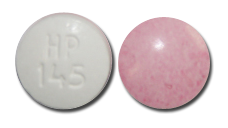 Pill HP 145 White Round is Aspirin and Carisoprodol